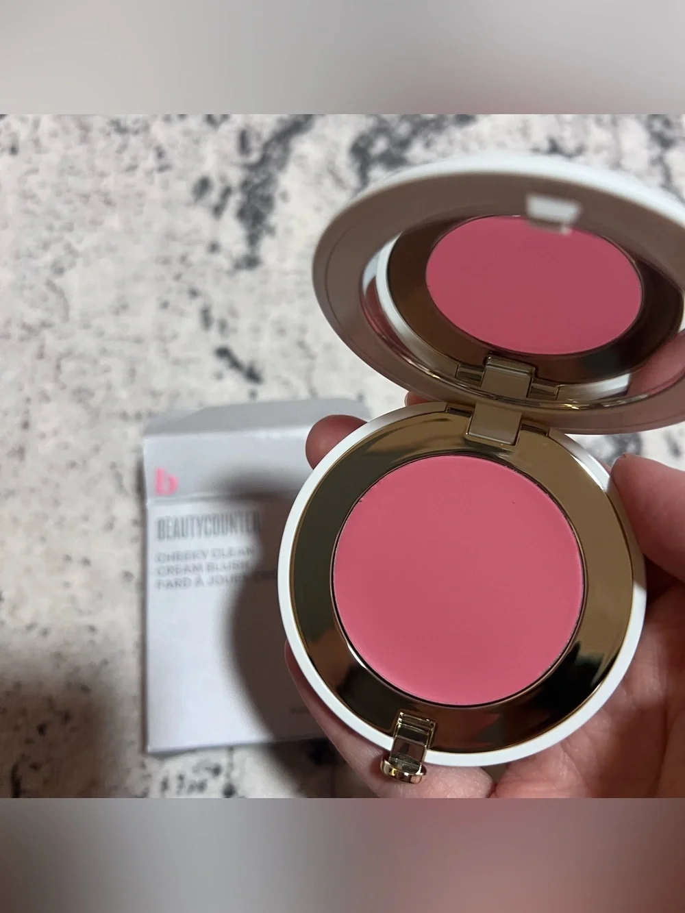 Beautycounter Cheeky Clean Cream Blush rosebud